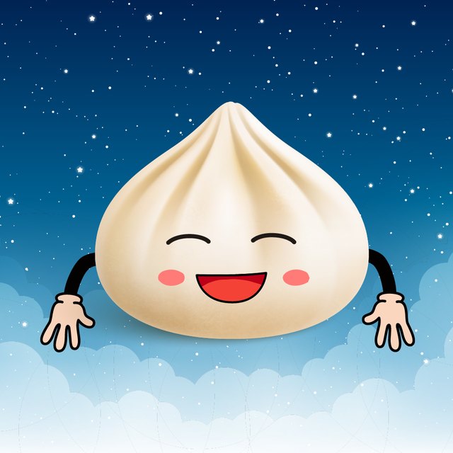 LiRoHop, a cheerful yellow bun character with tiny gloves against a starry night sky